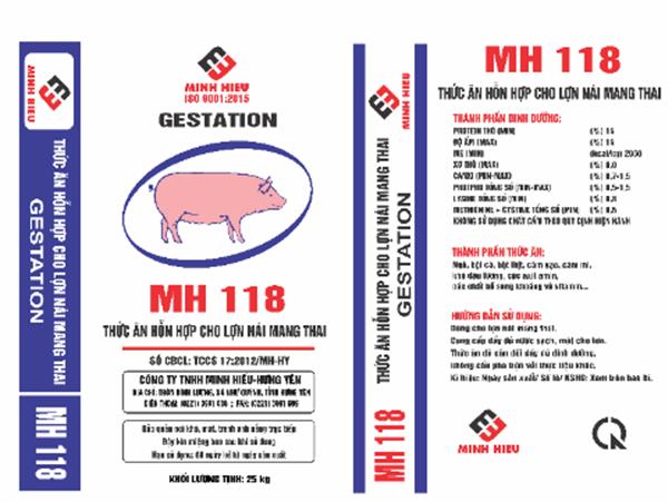 Thức ăn hỗn hợp cho lợn nái mang thai