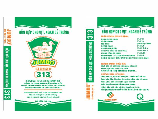 Hỗn hợp cho vịt, ngan đẻ trứng