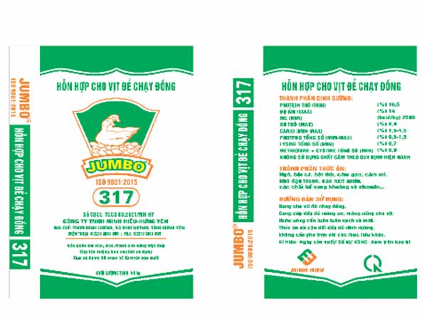 Hỗn hợp cho vịt đẻ chạy đồng