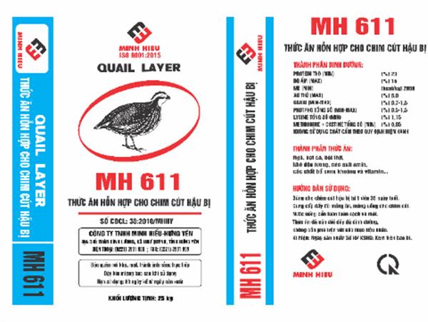 Thức ăn hỗn hợp cho chim cút hậu bị