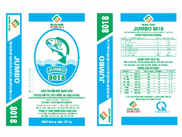 Thức ăn hỗn hợp cho cá Rô Phi, Diêu Hồng giai đoạn từ 500g trở lên.